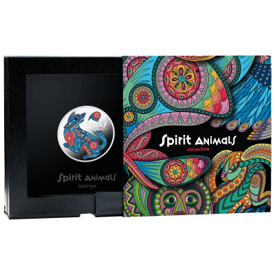Niue - 2025 - 1 Dollar - Wolf (Spirit Animals series)