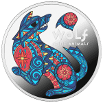 Niue - 2025 - 1 Dollar - Wolf (Spirit Animals series)