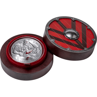 Cameroon - 2026 - 2000 Francs – Eric Bloodaxe (way to valhalla series) 2oz silver