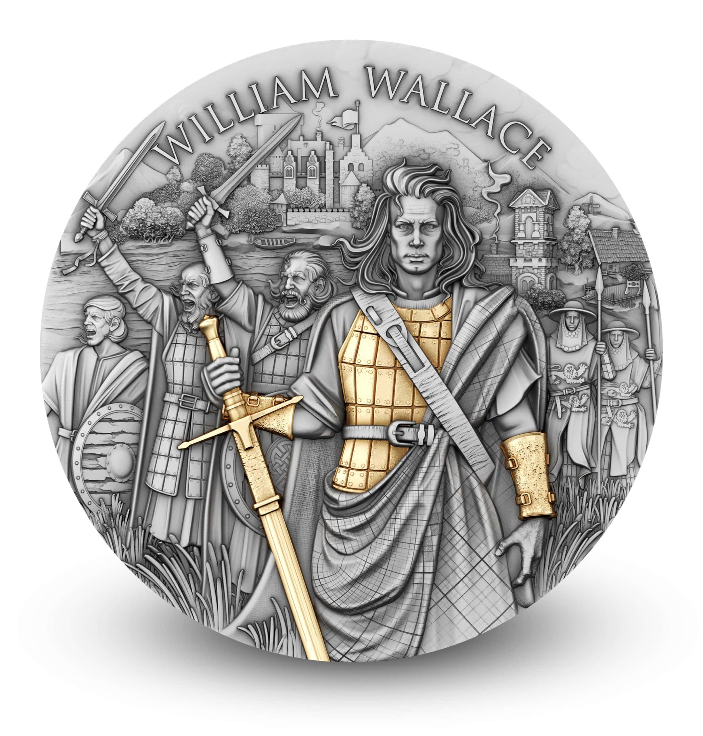 Niue - 2026 - 5 Dollars - William Wallace (Legendary Warriors series) 2oz silver