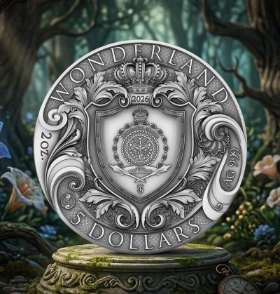 Niue - 2026 - 5 Dollars - Alice in Wonderland 2oz silver (World of Stories series)