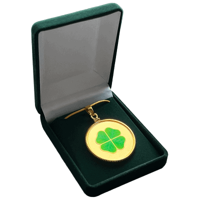 Niue - 2026 - 1 Dollars - Clover silver pendant 10g silver