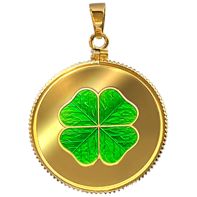 Niue - 2026 - 1 Dollars - Clover silver pendant 10g silver