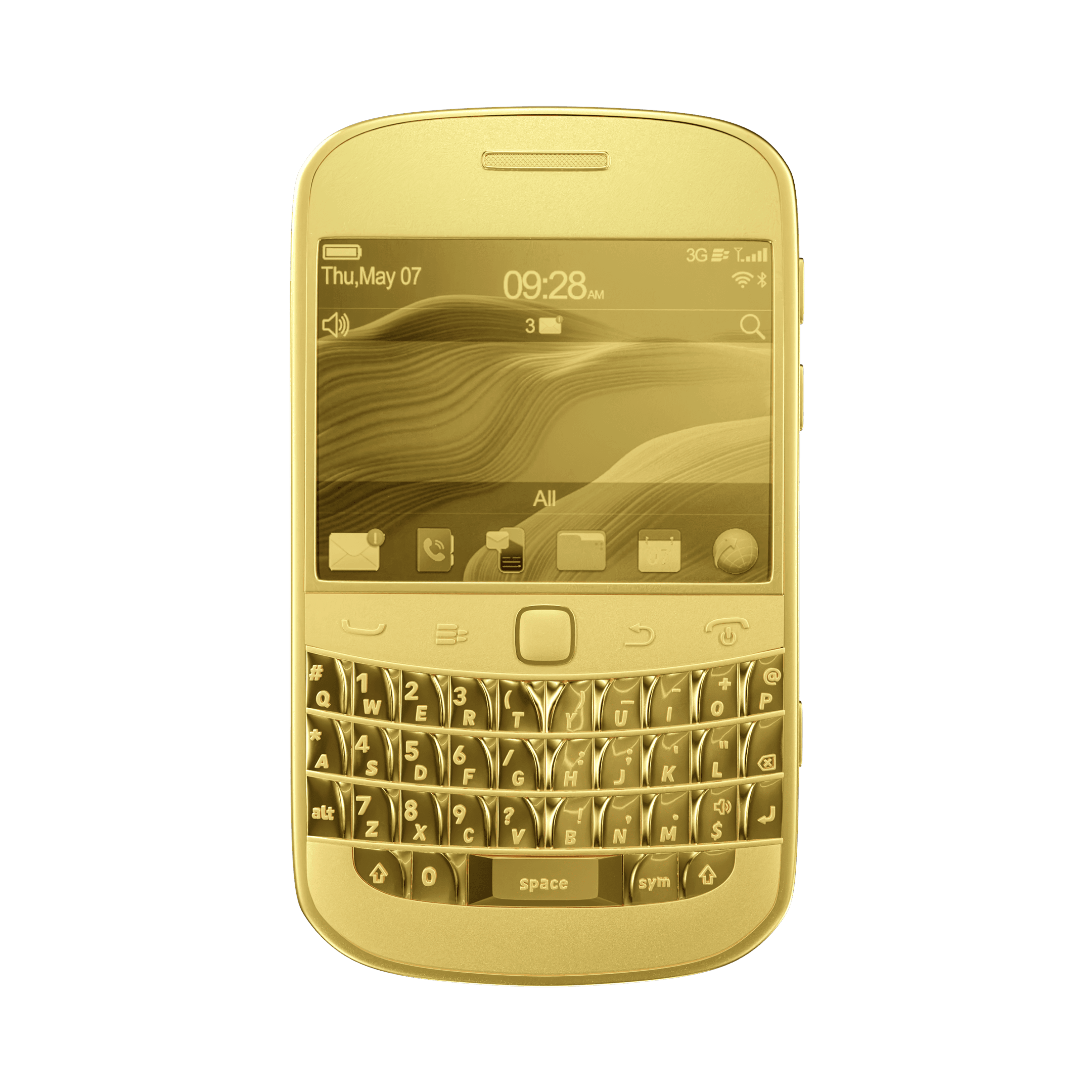 Samoa - 2026 - 5 Tala - QWERTY Phone 2oz silver GILDED