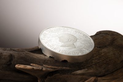 Cook Islands - 2026 - 100 Dollars - Yellowstone Topography KILO silver edition