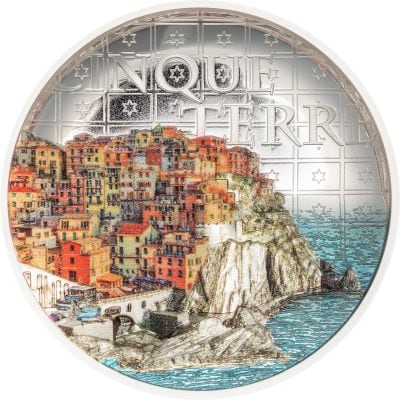 Cook Islands - 2026 - 10 Dollars - Cinque du Terre / Architectures of the World Series