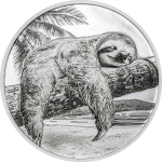 Cook Islands - 2026 - 5 Dollars - Sloth (Seven Deadly Sins) 1oz silver