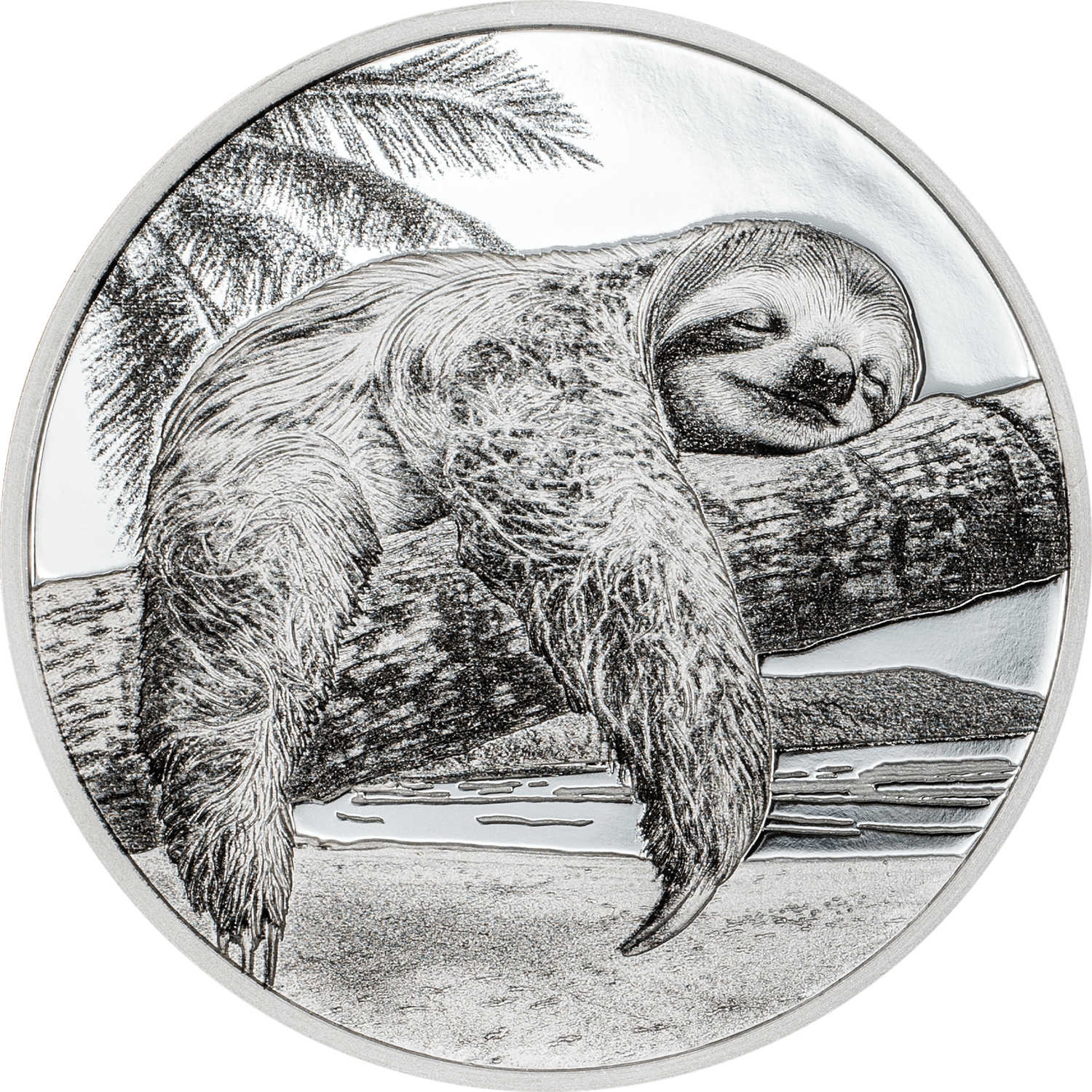 Cook Islands - 2026 - 5 Dollars - Sloth (Seven Deadly Sins) 1oz silver