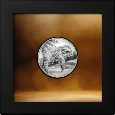 Cook Islands - 2026 - 5 Dollars - Sloth (Seven Deadly Sins) 1oz silver