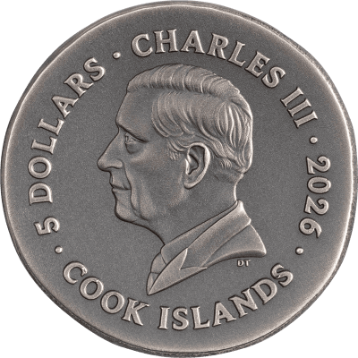 Cook Islands - 2026 - 5 Dollars - Goat Numismatic Icons 1oz silver
