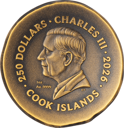 Cook Islands - 2026 - 250 Dollars - Goat Numismatic Icons 1oz gold - Image 5