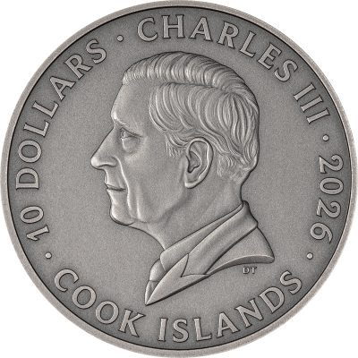 Cook Islands - 2026 - 10 Dollars - Scottish Highlands 2oz silver (Golden Landscapes series)