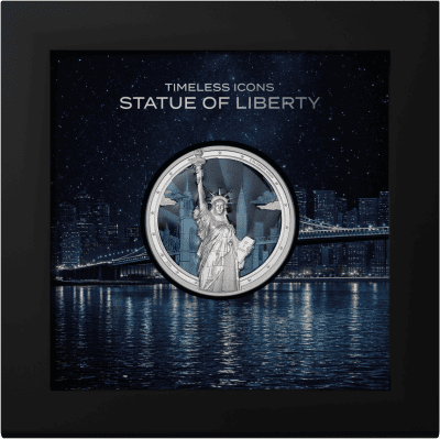 Cook Islands - 2026 - 10 Dollars - Statue of Liberty 2oz silver (Timeless Icons series)