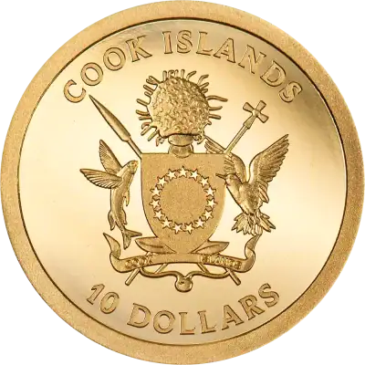 Cook Islands - 2026 - 10 Dollar - Four Leaf Clover 1gr gold
