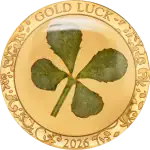 Cook Islands - 2026 - 10 Dollar - Four Leaf Clover 1gr gold