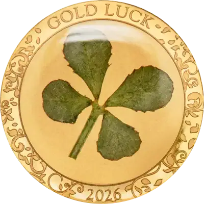 Cook Islands - 2026 - 10 Dollar - Four Leaf Clover 1gr gold