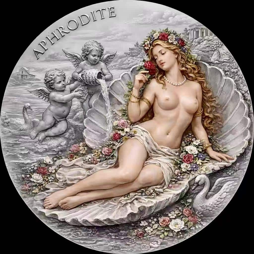 Cameroon - 2026 - 2000 Francs - Aphrodite 2oz silver (Greek Mythology series)