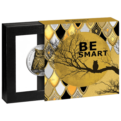 Cameroon - 2026 - 1000 Francs – Owl Be Smart 1oz silver