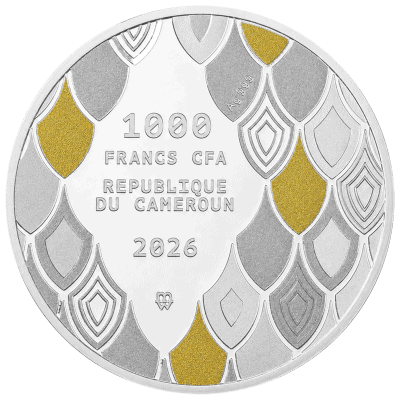 Cameroon - 2026 - 1000 Francs – Owl Be Smart 1oz silver