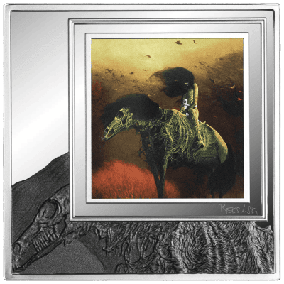 Cameroon - 2026 - 1000 Francs - AJ76 Horseman (Zdzislaw Beksinski series)