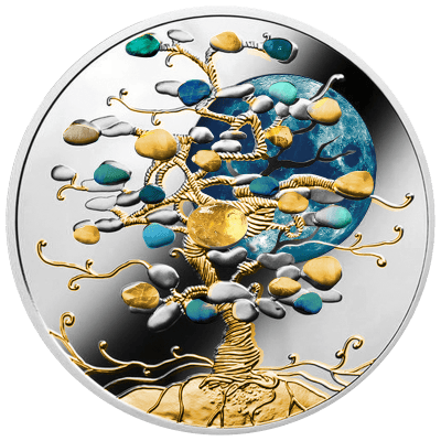 Niue - 2026 - 1 Dollar - Citrine Tree of Luck (Tree of Luck series)