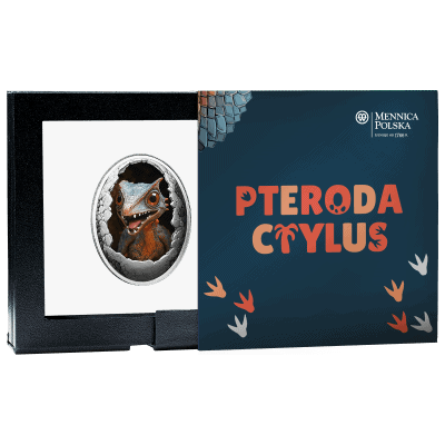 Cameroon - 2025 - 500 Francs - Pterodactylus (Dinosauria series) 16.8g Silver