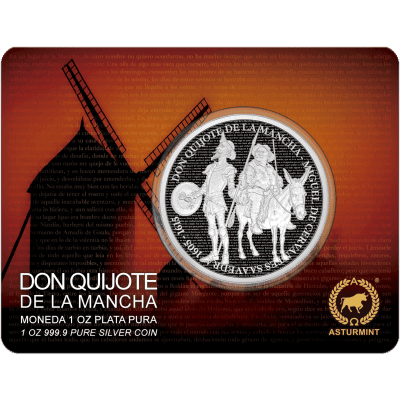 Cameroon - 2026 - 1000 Francs - Don Quixote of La Mancha 1oz silver