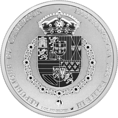 Cameroon - 2026 - 1000 Francs - Don Quixote of La Mancha 1oz silver