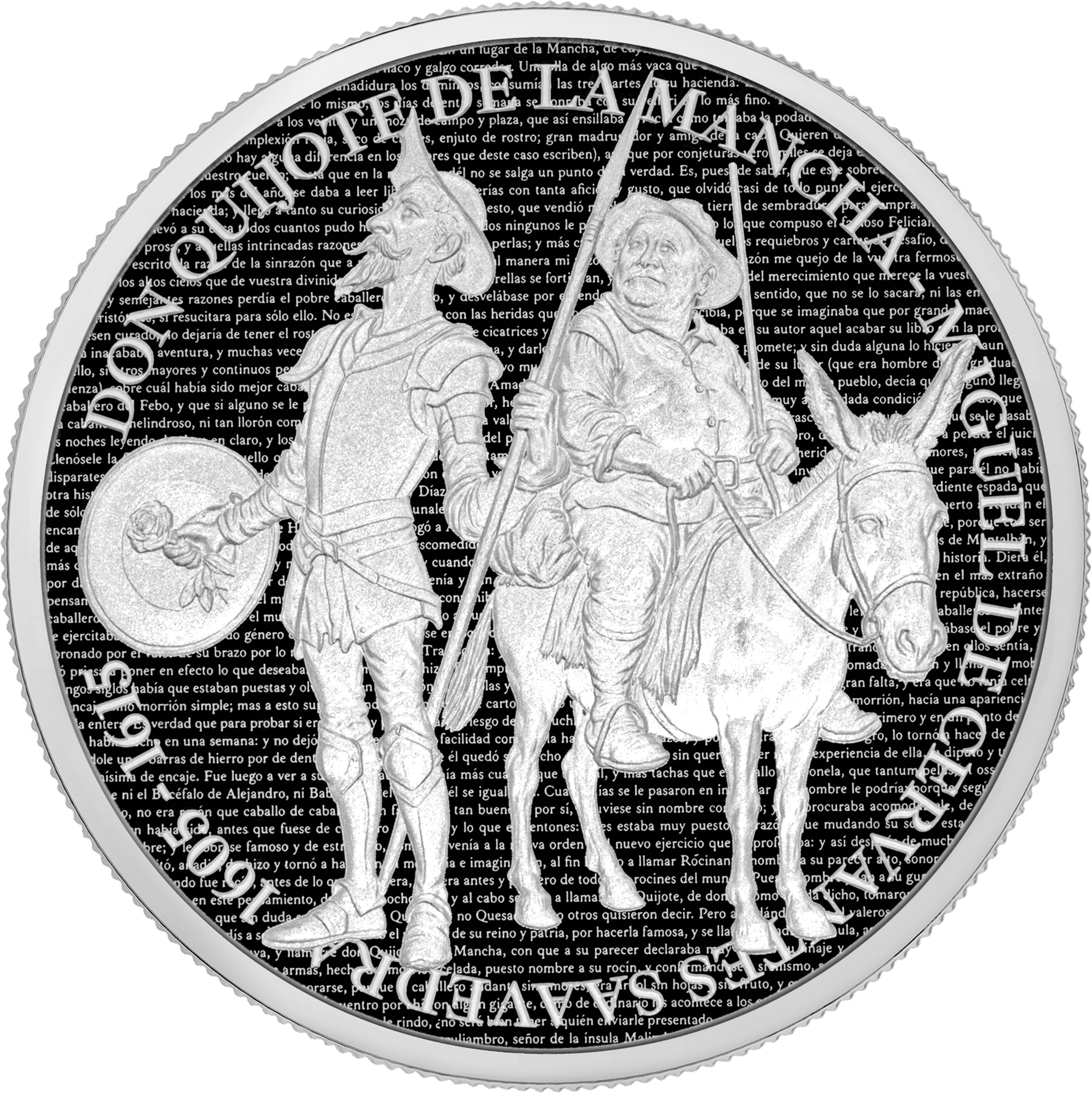 Cameroon - 2026 - 1000 Francs - Don Quixote of La Mancha 1oz silver
