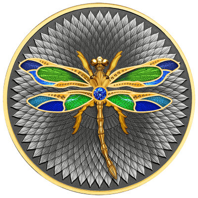 Niue - 2026 - 5 Dollars - Dragonfly 2oz silver