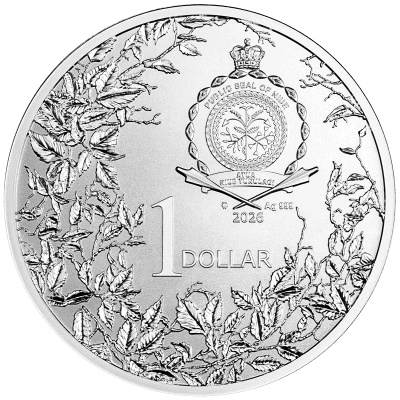 Niue - 2026 - 1 Dollar - Magnolia (Flowers of the Four Seasons series)