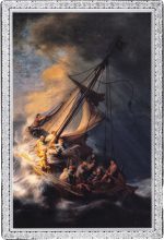 Ghana - 2026 - 5 Cedis - Storm on the Sea of Galilee by Rembrandt (Catch Me If You Canvas Stolen Art series) 1oz silver