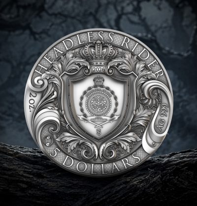 Niue - 2026 - 5 Dollars - Headless Rider 2oz silver