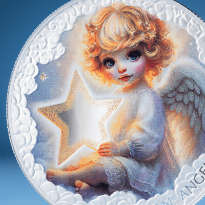 Samoa - 2026 - 1 Dollar – Guardian Angel (Little Angels series) 1/2oz silver