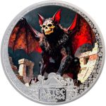 Liberia - 2026 - 5 Dollars - Camazotz 1/2oz silver (Aztec Heritage series)