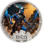 Liberia - 2026 - 5 Dollars - Huitzilopochtli 1/2oz silver (Aztec Heritage series)