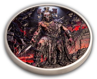 Liberia - 2026 - 20 Dollars - Xipe Totec 2oz UHR silver (Aztec Heritage series)