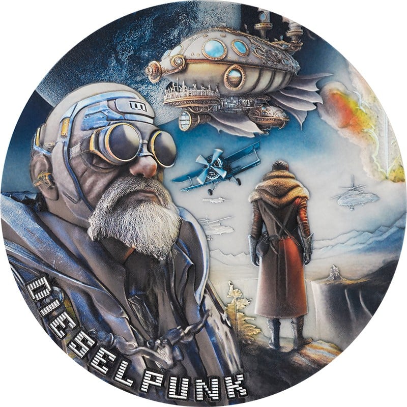 Niue - 2025 - 5 Dollars - Dieselpunk 200 gram silver (punk universe series)