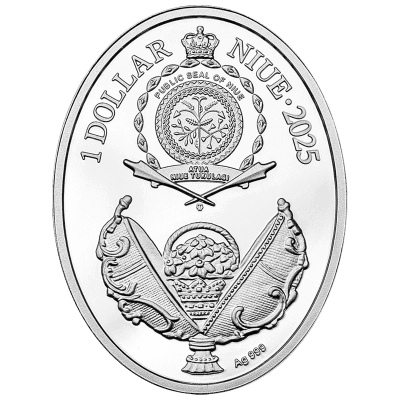 Niue - 2025 - 1 Dollars - Nécessaire Egg (Faberge Egg series)