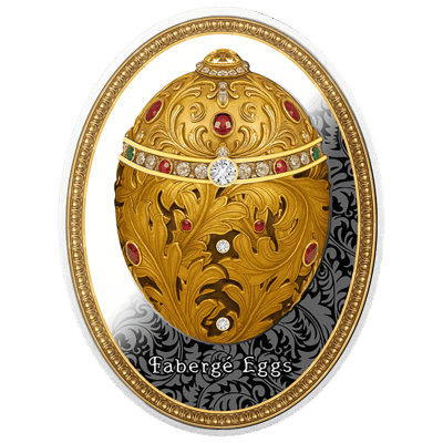 Niue - 2025 - 1 Dollars - Nécessaire Egg (Faberge Egg series)