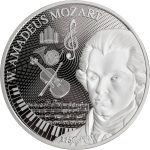 Niue - 2026 - 2 Dollars - Wolfgang Amadeus Mozart (Behind the Masterpiece series) 1oz silver
