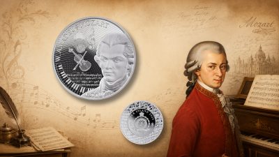 Niue - 2026 - 2 Dollars - Wolfgang Amadeus Mozart (Behind the Masterpiece series) 1oz silver