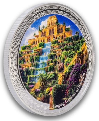 Niue - 2026 - 2 Dollars - Hanging Gardens of Babylon (7 Wonders of the Ancient World series) 1oz silver