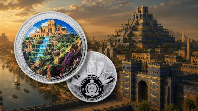 Niue - 2026 - 2 Dollars - Hanging Gardens of Babylon (7 Wonders of the Ancient World series) 1oz silver