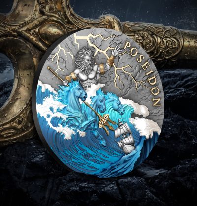 Niue - 2026 - 5 Dollars - Poseidon 2oz silver