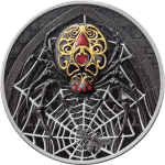 Cameroon - 2026 - 1000 Francs - The Black Widow (Creatures of Nocturne series) 1oz silver