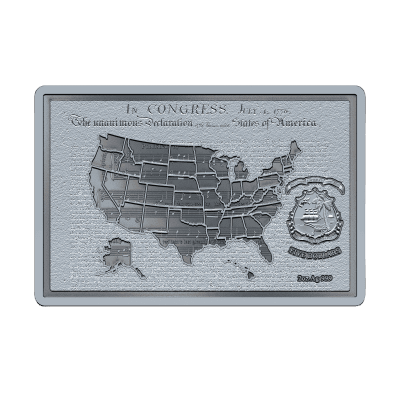 Liberia - 2026 - 5 Dollars - 250th anniversary of U.S. independence 2oz silver