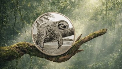 Cook Islands - 2026 - 5 Dollars - Sloth (Seven Deadly Sins) 1oz silver