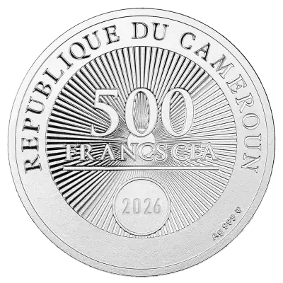 Cameroon - 2026 - 500 Francs – Welcome to the World 10gr silver