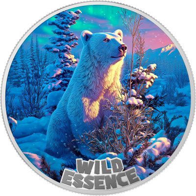 Liberia - 2026 - 3x 10 Dollars - Leopard, Polar Bear, Puma (Wild Essence series) 3x 1oz silver REGULAR